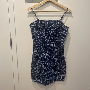 H&M polkadot mini dress. 100% cotton size M